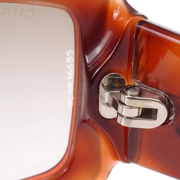 Chanel Sunglasses Eyewear Brown Small Good - Picture 5 of 6